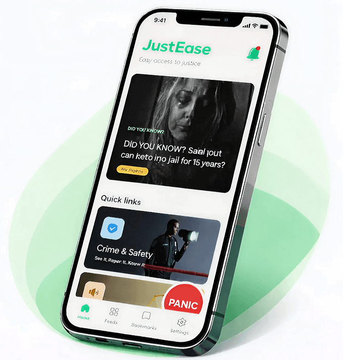 JustEase App Interface