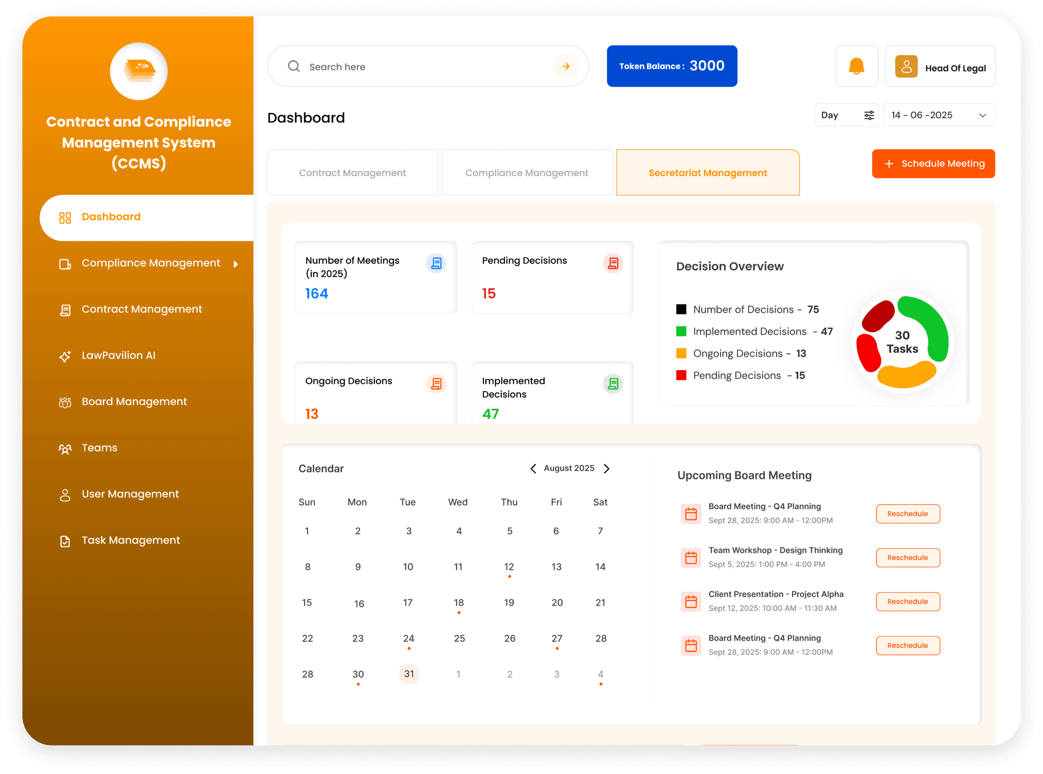 Board & Decision Management